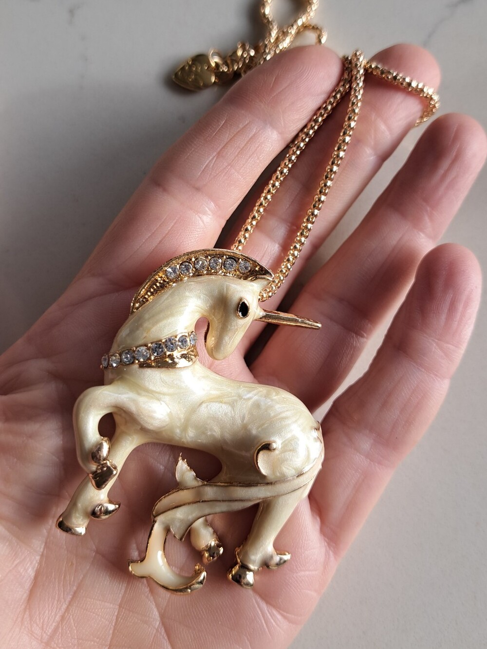 Betsey Johnson Unicorn Necklace